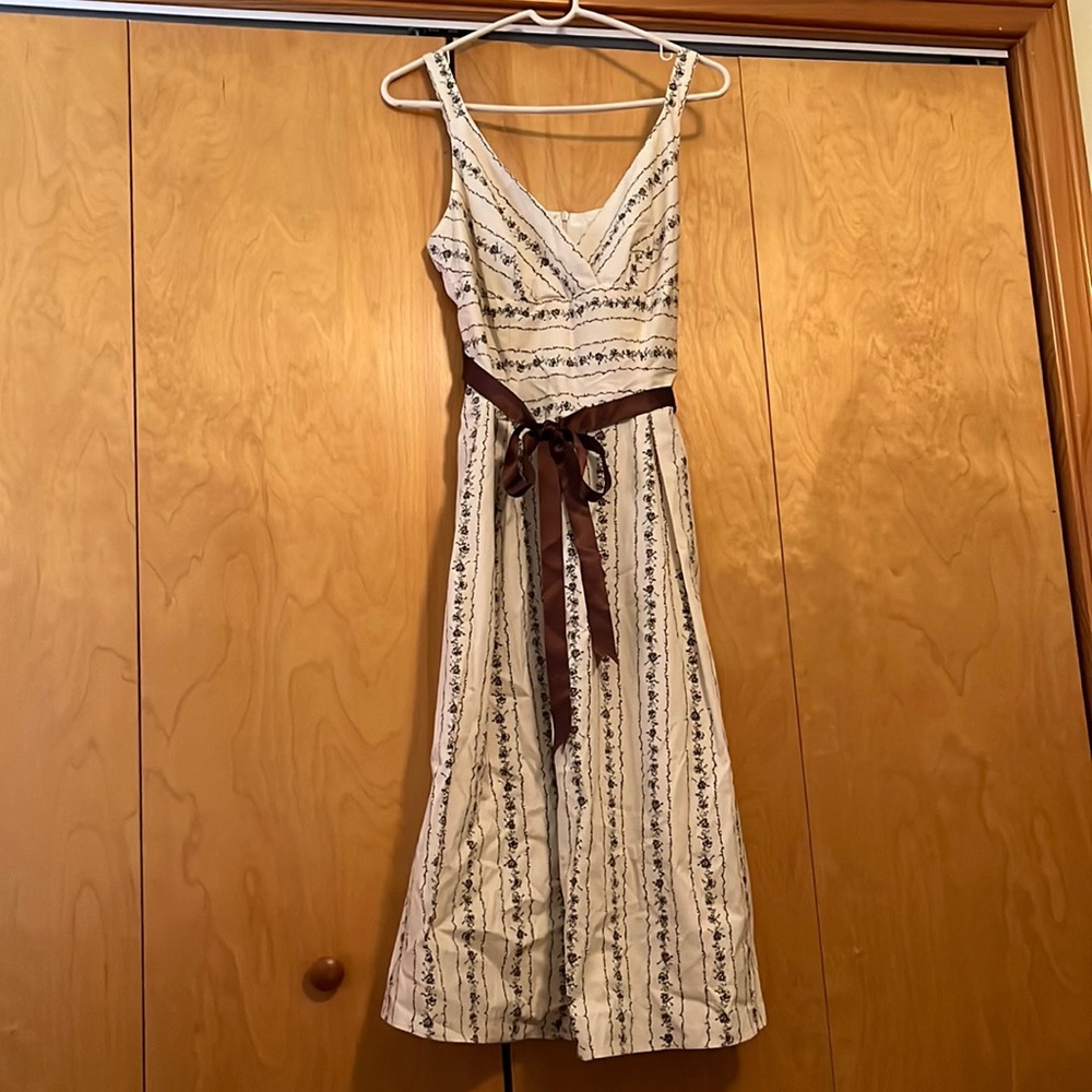 Moods flowered sleeveless dress